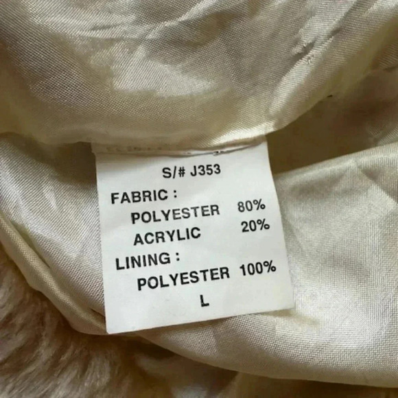 vintage versace jeans couture faux fur vest - Picture 5 of 7